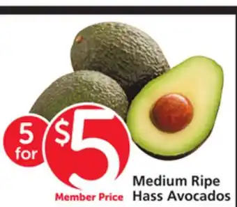 Albertsons Medium Ripe Hass Avocados offer