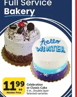 Albertsons Celebration or Classic Cake offer