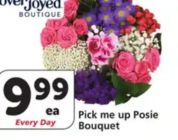 Albertsons Pick me up Posie Bouquet offer