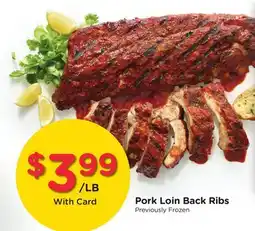Ralphs Pork Loin Back Ribs offer