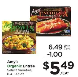 Ralphs Amy's Organic EntrΓ©e offer