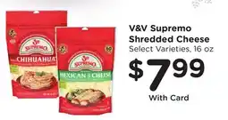 Ralphs V&V Supremo Shredded Cheese offer
