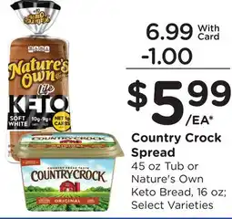 Ralphs Country Crock Spread offer