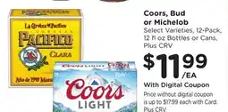 Ralphs Coors, Bud or Michelob offer