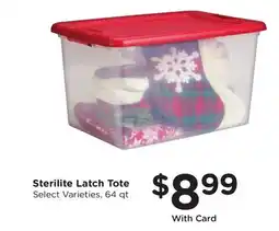 Ralphs Sterilite Latch Tote offer