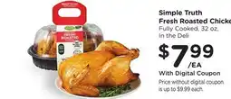 Ralphs Simple Truth Fresh Roasted Chicken offer