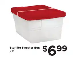 Ralphs Sterilite Sweater Box offer
