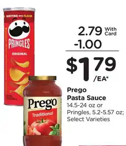 Ralphs Prego Pasta Sauce offer