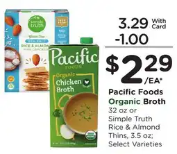 Ralphs Pacific Foods Organic Broth offer