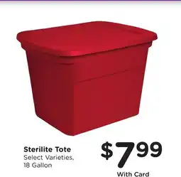 Ralphs Sterilite Tote offer