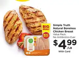 Ralphs Simple Truth Natural Boneless Chicken Breast offer