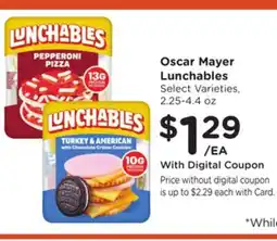Ralphs Oscar Mayer Lunchables offer