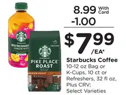 Ralphs Starbucks Coffee offer