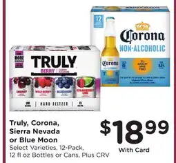 Ralphs Truly, Corona, Sierra Nevada or Blue Moon offer