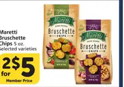 Vons Maretti Bruschette Chips offer