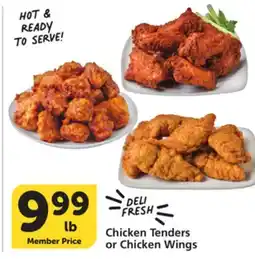 Vons Chicken Tenders or Chicken Wings offer
