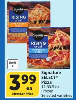 Vons Signature SELECT Pizza offer