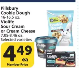 Vons Pillsbury Cookie Dough 16-16.5 oz. Violife Sour Cream or Cream Cheese 7.05-8.46 oz offer