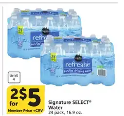 Vons Signature SELECT Water offer