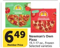 Vons Newman's Own Pizza offer