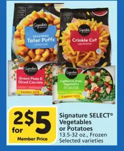 Vons Signature SELECT Vegetables or Potatoes offer