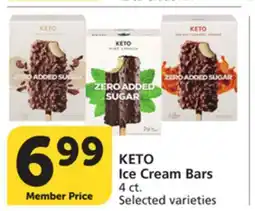 Vons KETO Ice Cream Bars offer