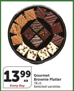 Vons Gourmet Brownie Platter offer