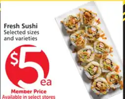 Vons Fresh Sushi offer