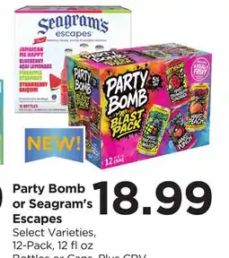Food 4 Less Party Bomb or Seagram's Escapes offer