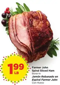 Food 4 Less Farmer John Spiral Sliced Ham offer