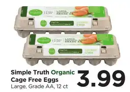 Food 4 Less Simple Truth Organic Cage Free Eggs offer