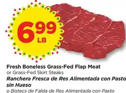 Food 4 Less Fresh Boneless Grass-Fed Flap Meat offer