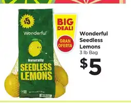 Food 4 Less Wonderful Seedless Lemons offer