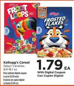 Food 4 Less Kellogg's Cereal offer