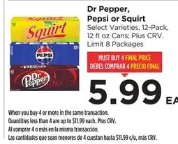 Food 4 Less Dr Pepper, Pepsi or Squirt offer