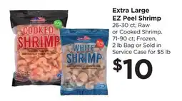 Food 4 Less Extra Large EZ Peel Shrimp offer