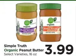 Food 4 Less Simple Truth Organic Peanut Butter offer