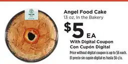 Food 4 Less Angel Food Cake offer