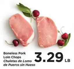 Food 4 Less Boneless Pork Loin Chops offer