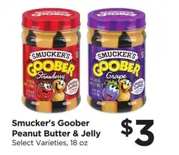 Food 4 Less Smucker's Goober Peanut Butter & Jelly offer