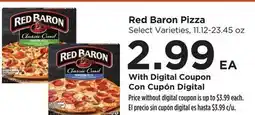 Food 4 Less Red Baron Pizza offer