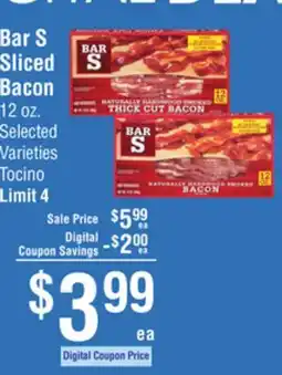 Smart & Final Bar S Sliced Bacon offer