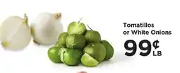 Food 4 Less Tomatillos or White Onions offer