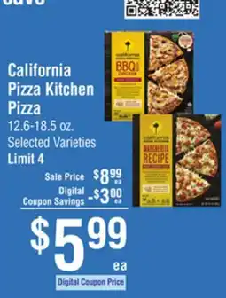 Smart & Final California Pizza Kitchen Pizza offer