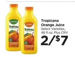Food 4 Less Tropicana Orange Juice offer