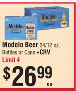 Smart & Final Modelo Beer offer