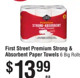 Smart & Final First Street Premium Strong & Absorbent Paper Towels offer