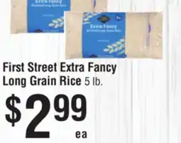 Smart & Final First Street Extra Fancy Long Grain Rice offer