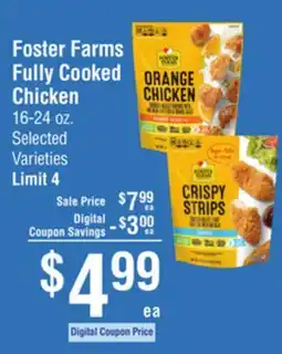 Smart & Final Foster Farms Fully Cooked Chicken offer