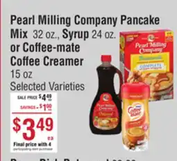 Smart & Final Pearl Milling Company Pancake Mix, Syrup or Coffee-mate Coffee Creamer offer